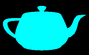 Teapot without anti-aliasing