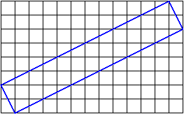 A line at an angle partially covers pixels
