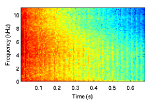 Simulated impulse response